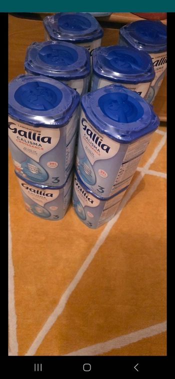 2 boîtes Gallia 3eme âge