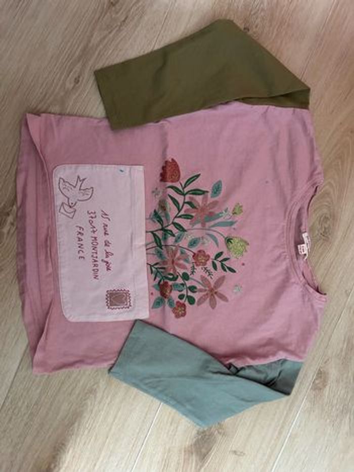 T-shirt longues manches fille