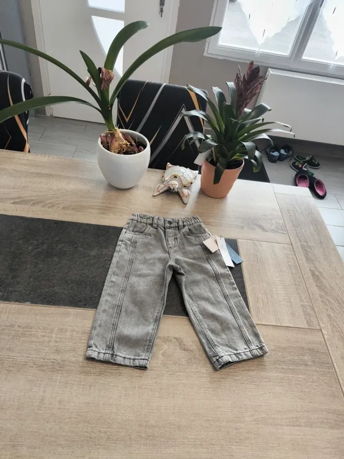 Pantalon jean souple coupe large garçon 12 mois bout'chou
