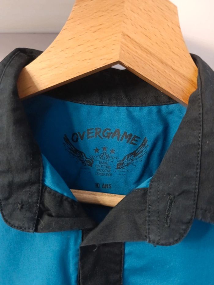 Superbe Chemise manches longues Overgame 10 ans - photo numéro 2