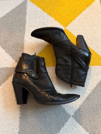 Bottines à talons en cuir Texto Taille 37