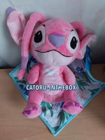 Doudou peluche avec couverture / Comforter Disney Lilo & Stitch : Angel