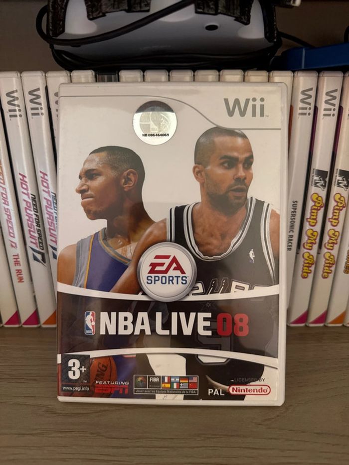 NBA live 08 jeu Wii basketball