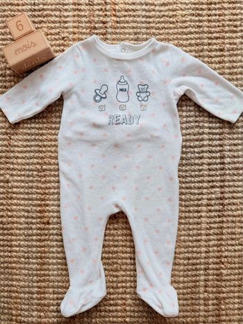 Pyjama velours Gemo 6mois / 68cm