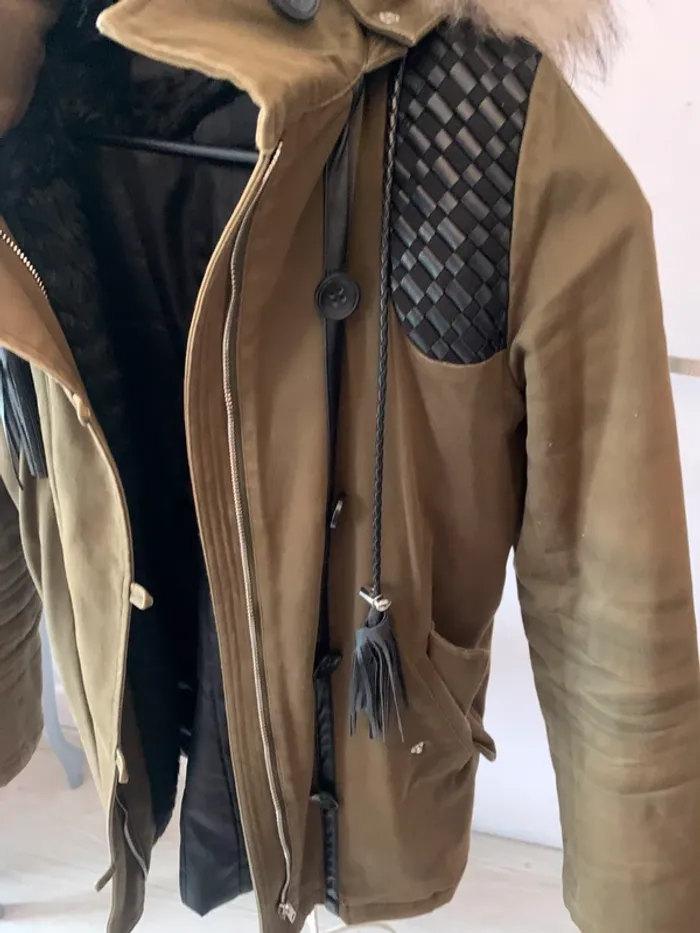 Parka kaki maje S - photo numéro 2
