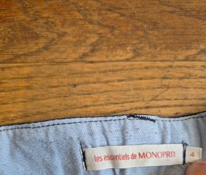 Short cargo garçon bleu monoprix taille 4 ans - photo numéro 2