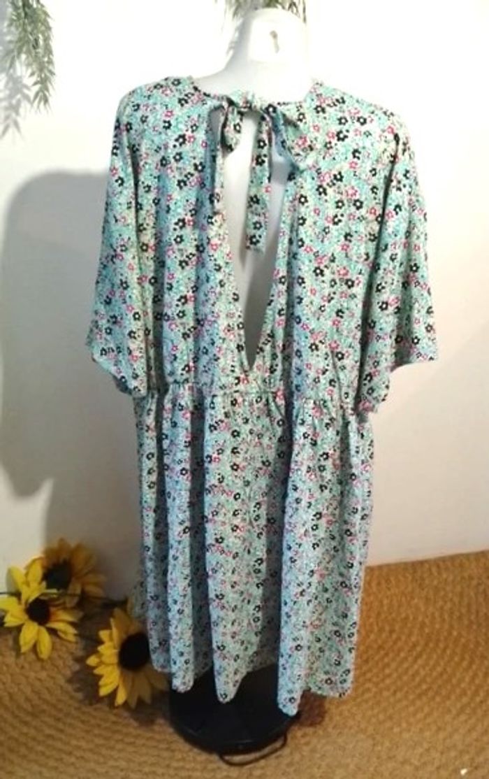 robe bella diva taille 52 avec nouage dans le cou - 100% polyester - photo numéro 4