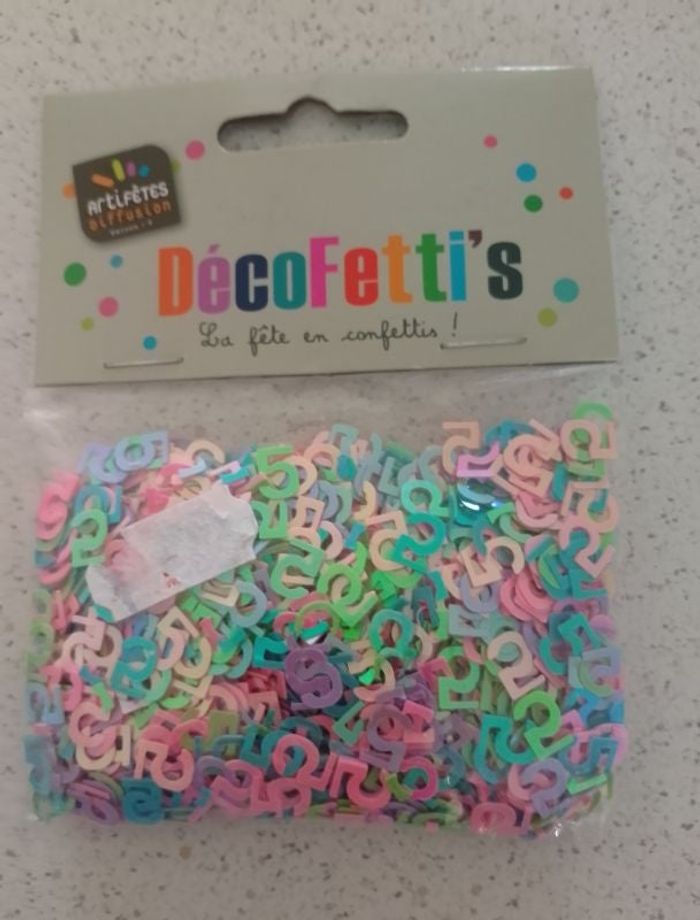 Paillettes chiffres 5