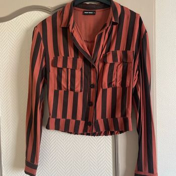 Chemisier blouse à rayures