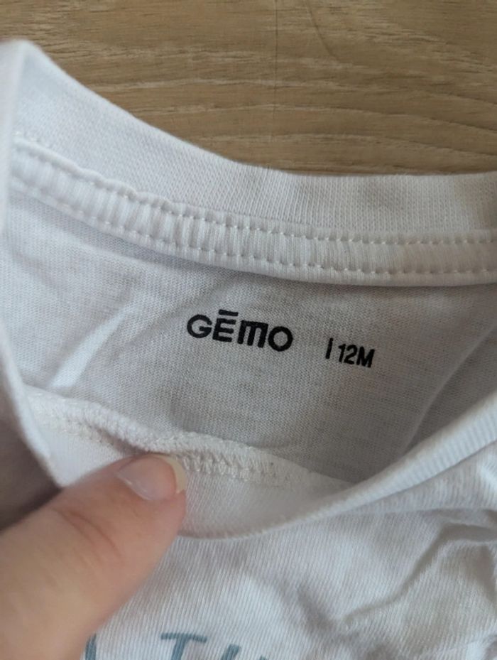 T-shirt manches longues Gémo 12 mois - photo numéro 2