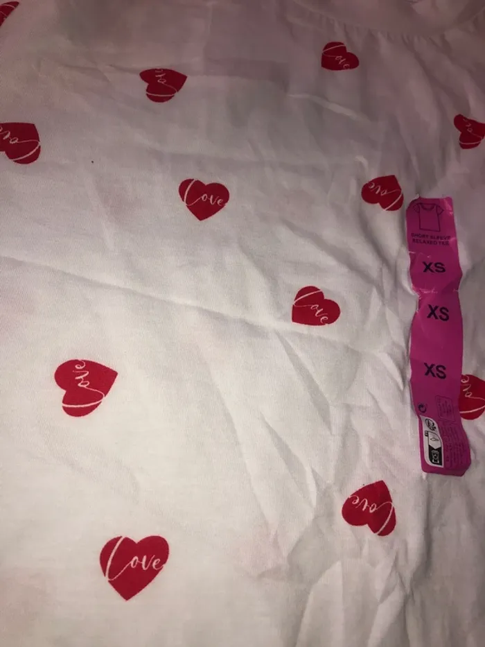 Tee shirt coeur - photo numéro 2