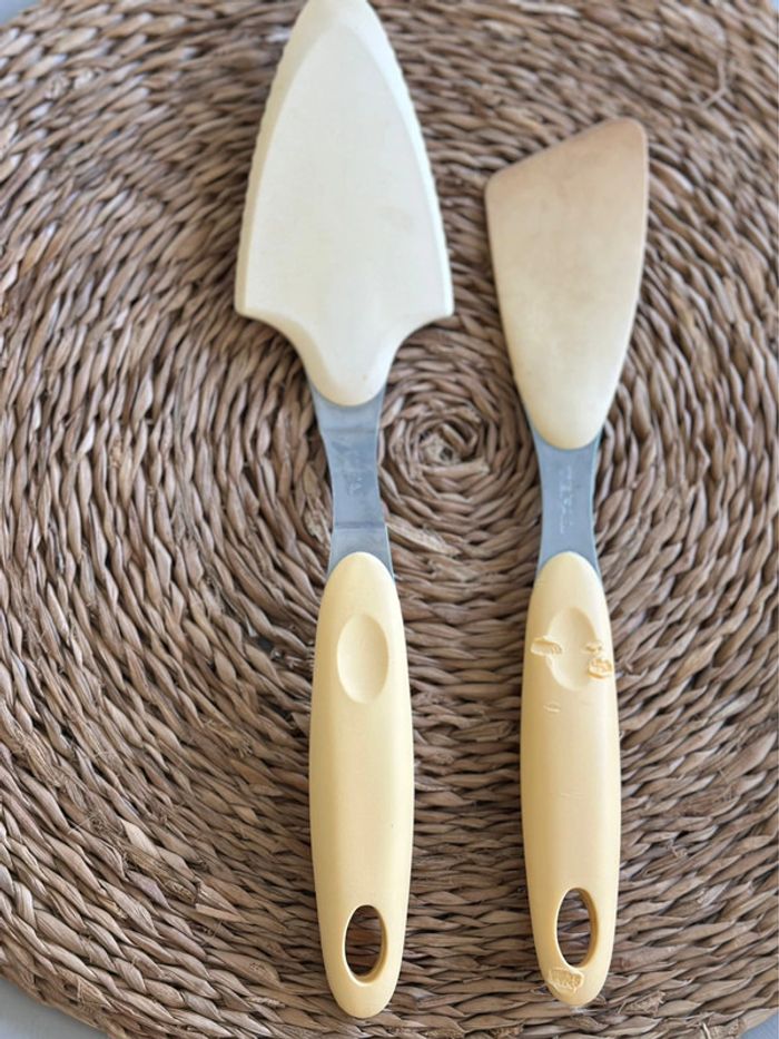 Lot de 2 ustensiles de cuisine jaune - photo numéro 2