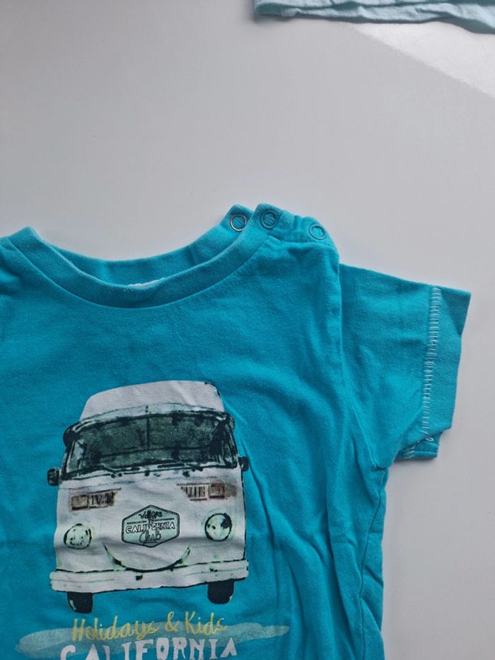 Lot 2 tee-shirts 12 mois Devild Child - photo numéro 3