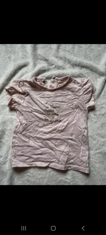 Haut  été fille 9 mois