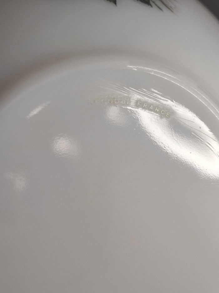 Saladier arcopal opaline blanche - photo numéro 4