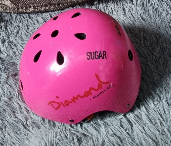 Casque de protection fuchsia Chok taille M (vélo,skate,roller) - photo numéro 3