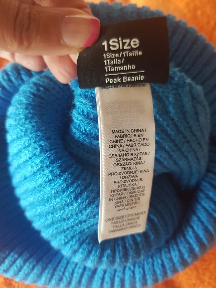 Magnifique bonnet mixte adulte  bleu nike - photo numéro 6