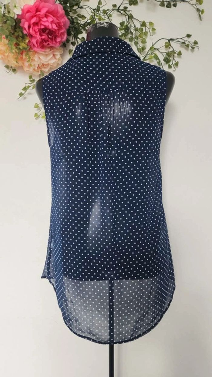 Blouse tissée sans manches 🎀 Taille L 🎀 - photo numéro 3