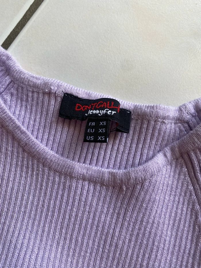 Robe xs parme Jennyfer - photo numéro 2