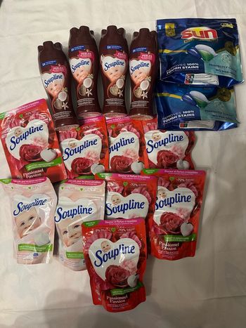 Lot divers produits linge 