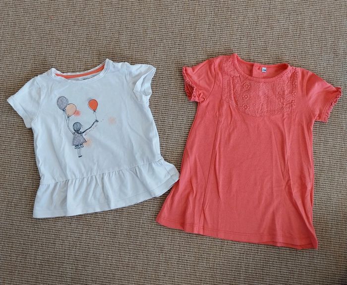 Tee shirts manches courtes 2 ans