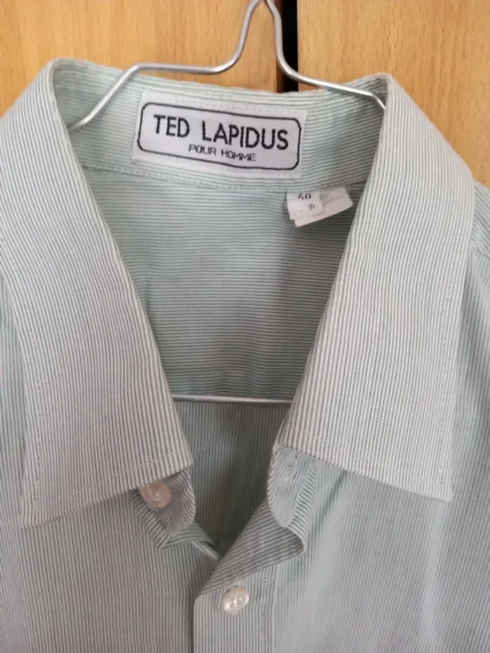 🍓chemise coton souple T40 Ted Lapidus - photo numéro 3
