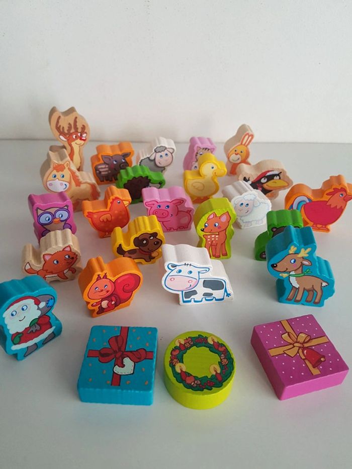 Haba figurines en bois et blocs de construction - photo numéro 2