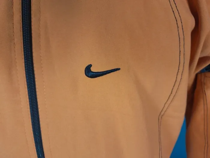 Veste Nike zippée orange vintage – Taille M - brodé (591) - photo numéro 3