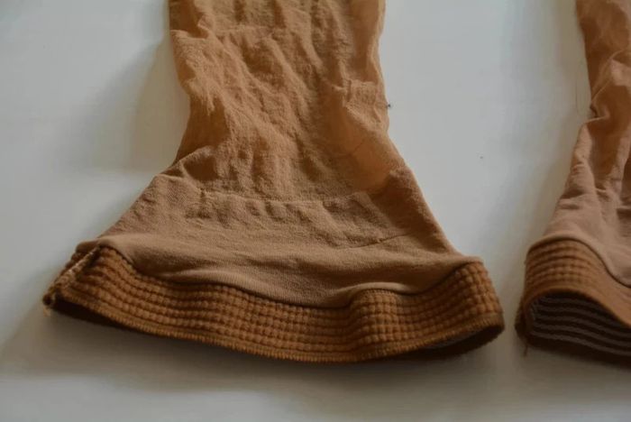 bas autofixant beige taille M - photo numéro 4