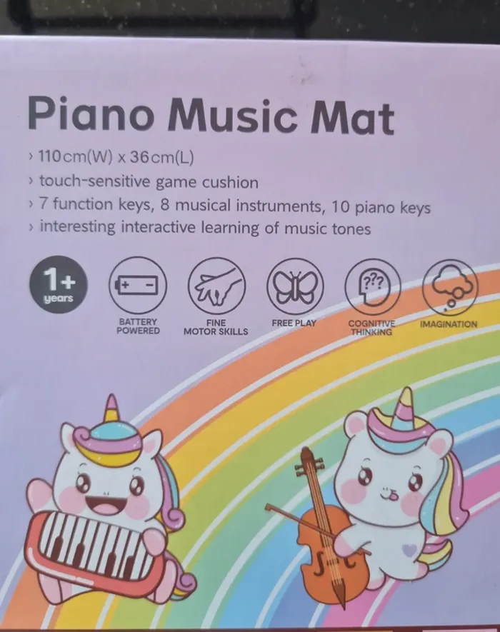 ● 12 à 36 mois ● Tapis piano Licorne Neuf - photo numéro 6