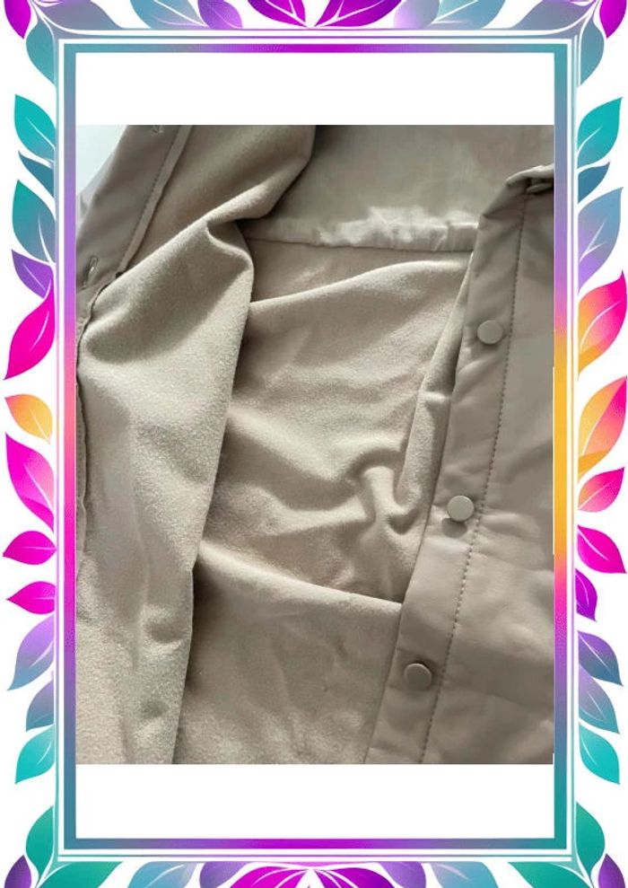 Chemise similicuir beige Tally weijl XS - photo numéro 6
