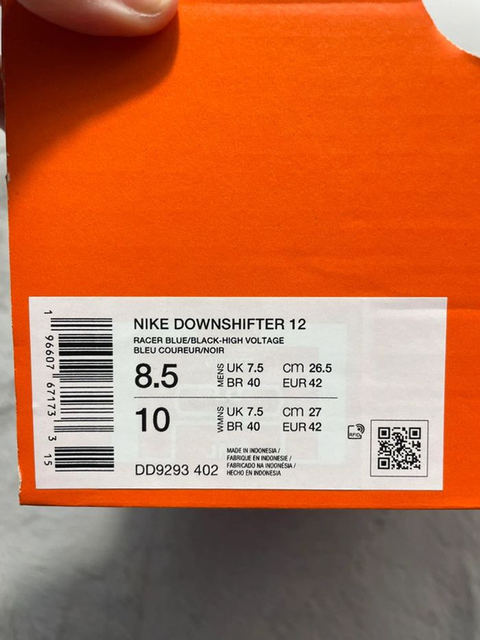 Basket Nike downshifter 12 bleu - Taille 42 - photo numéro 9