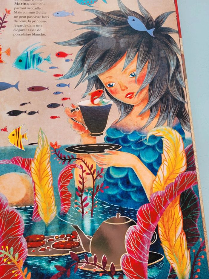 Magnifique livre Mystérieuses Princesses avec des touches métallisées (40) - photo numéro 6