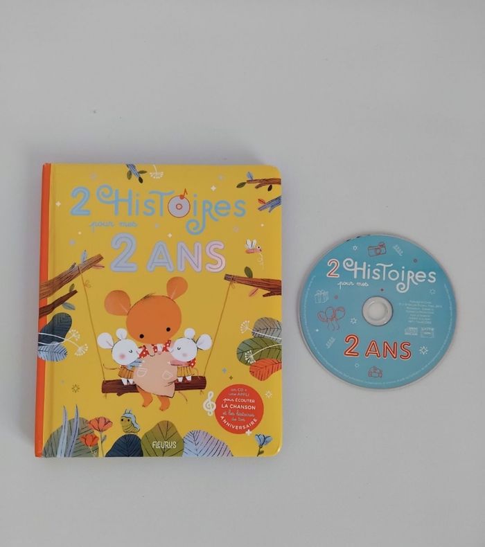 2 Histoires pour mes 2 Ans Livre + CD 📚