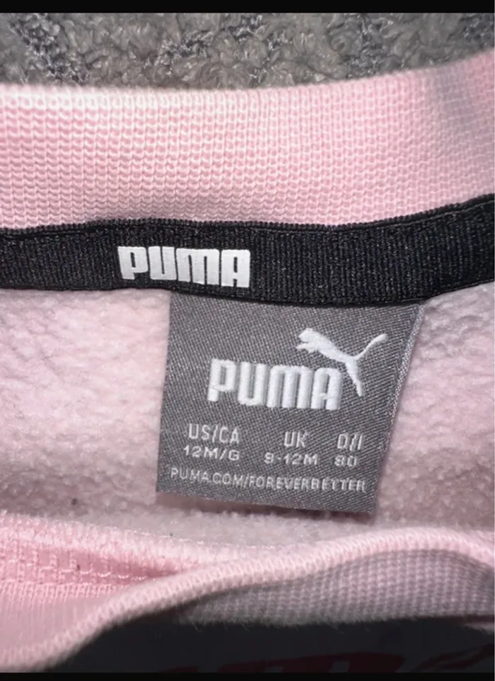 Ensemble pull sweat + legging rose Puma - photo numéro 2