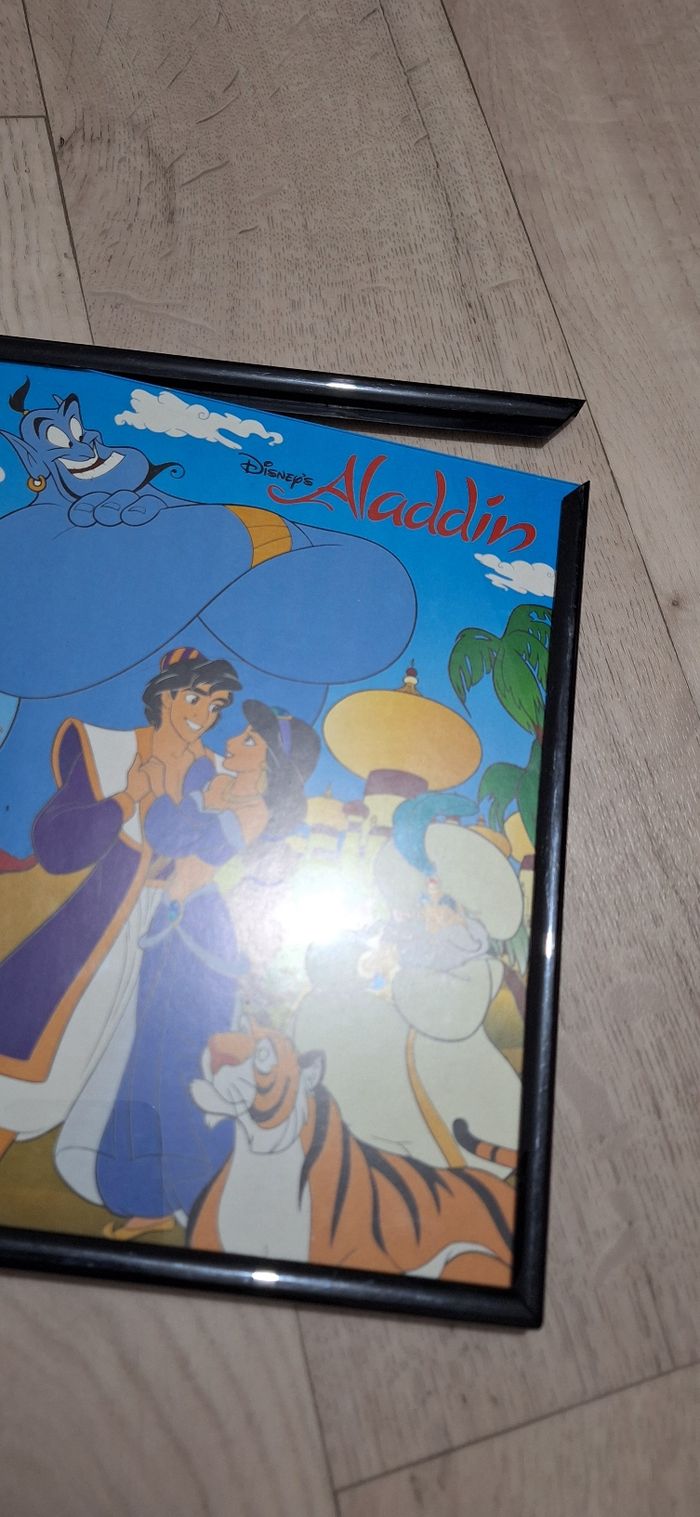 Joli cadre Aladdin – Déco Disney – En bon état - photo numéro 5
