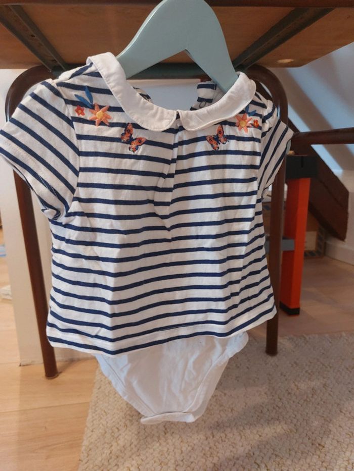Ensemble robe sergent major 24 mois - photo numéro 2