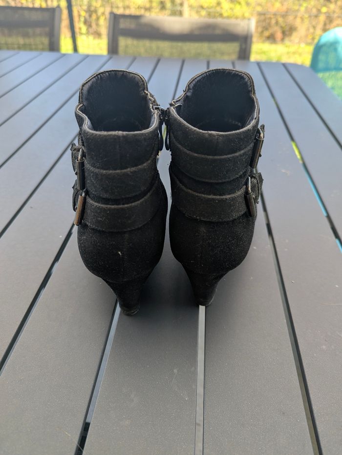 Paire de bottines compensées BNK bon état taille 39 - photo numéro 3