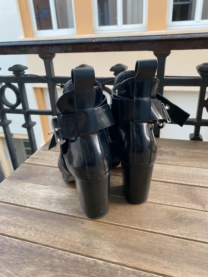 Bottines cuir Zara - photo numéro 4