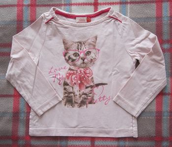 Maillot rose chat Tissaia 2 ans