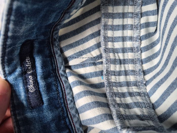 Pantalon Salsa rayé bleu - Taille 36 - Très bon état - photo numéro 5