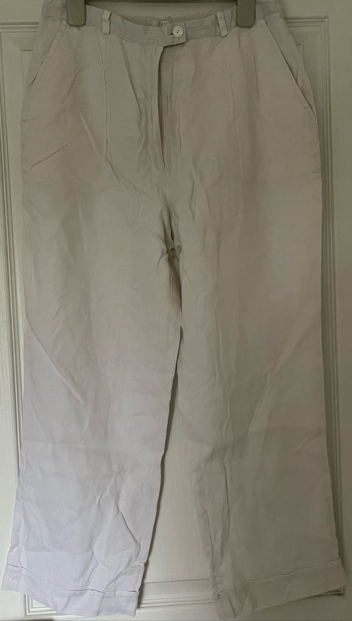 Pantalon femme en lin