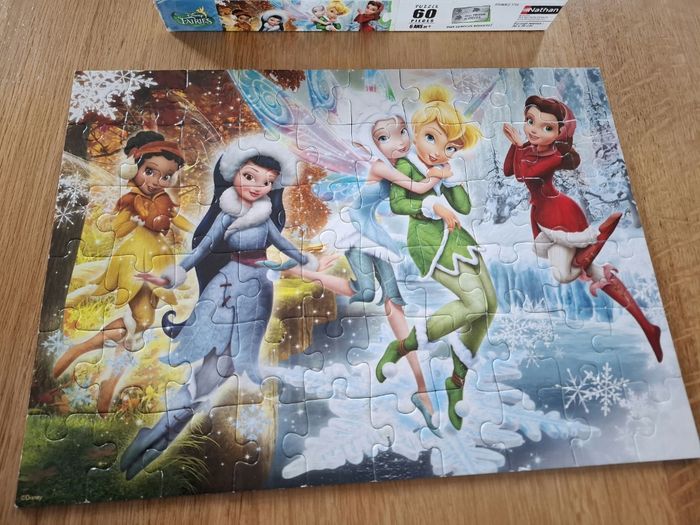 Lot de 2 puzzles la fée clochette - photo numéro 3