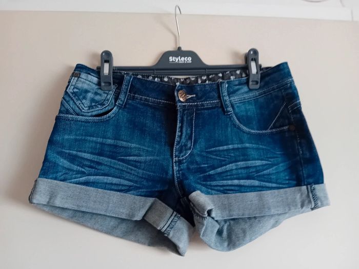 Short en jean Bleu T38