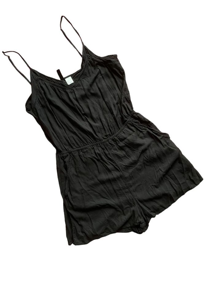 Combi short noir fines bretelles taille M très bon état - photo numéro 3