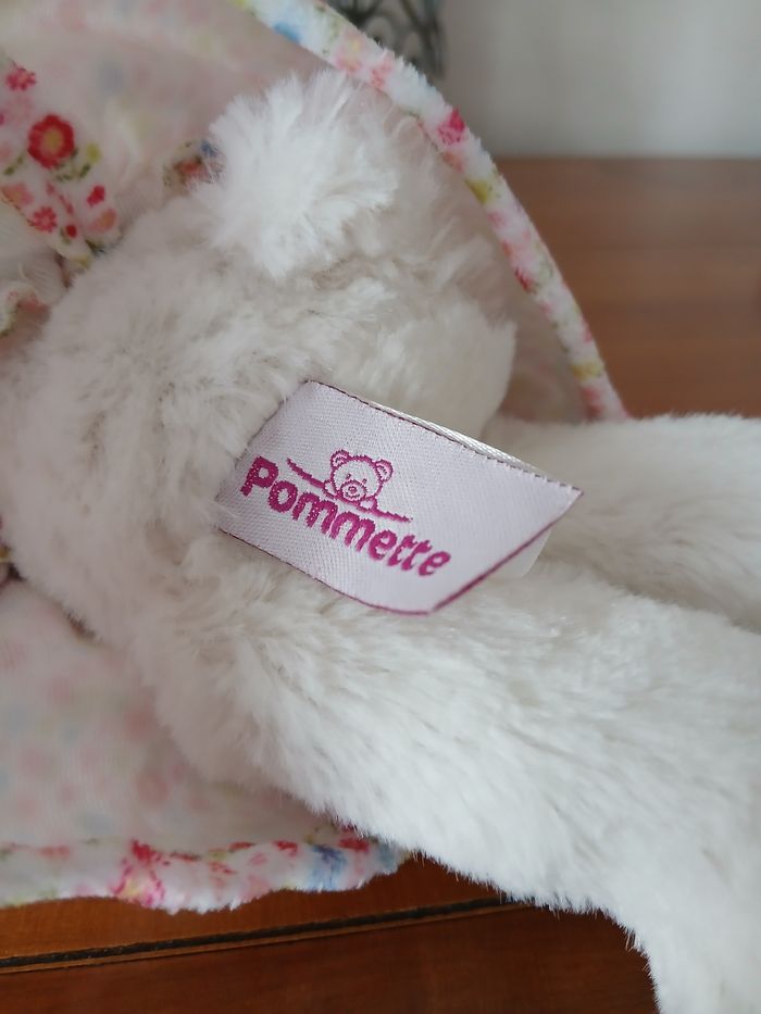 Pommette:Peluche Miss Lapinou *robe fleurie - photo numéro 5