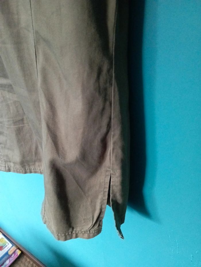 Veste en coton kaki style militaire - photo numéro 5
