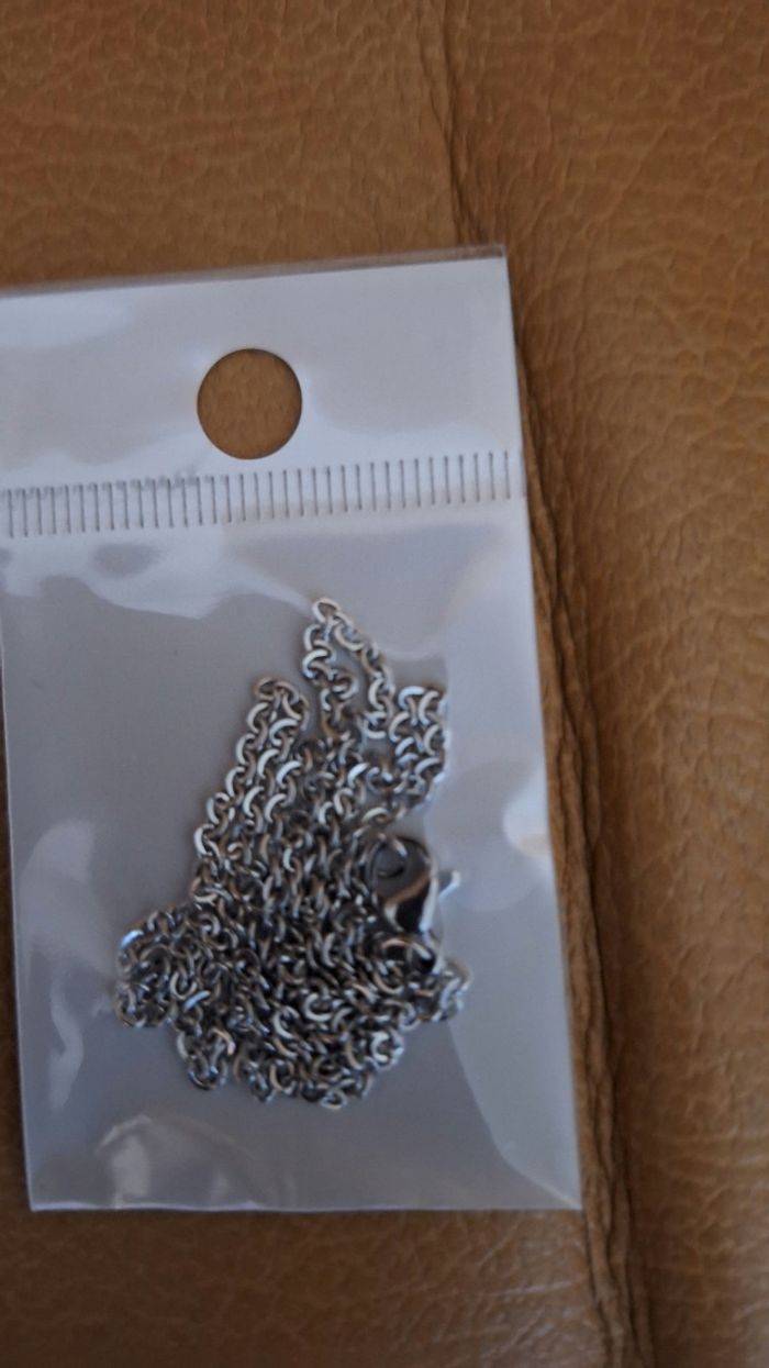 Collier de 50 cms en email neuf avec carte de l Iran - photo numéro 2