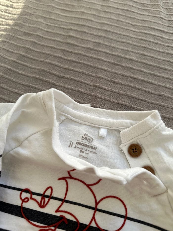 T-shirt Mickey bebe - photo numéro 2