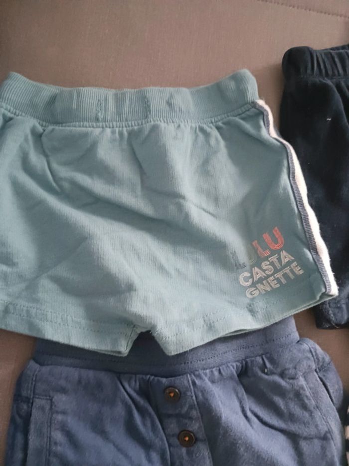 Lot de 4 shorts bébé 6 mois Lulu castagnette - photo numéro 2